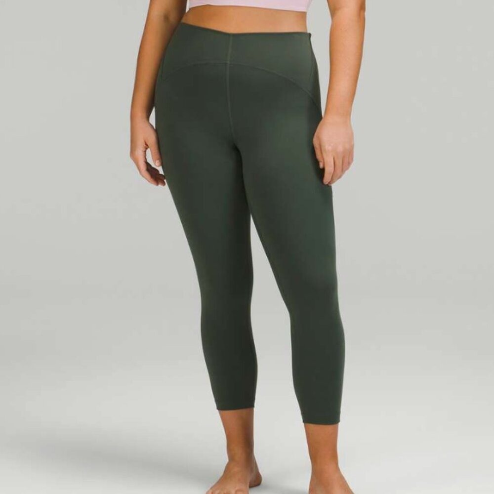 Lululemon Instill Tight 25" Leggings Smoked Spruce Green Size 2 Women's